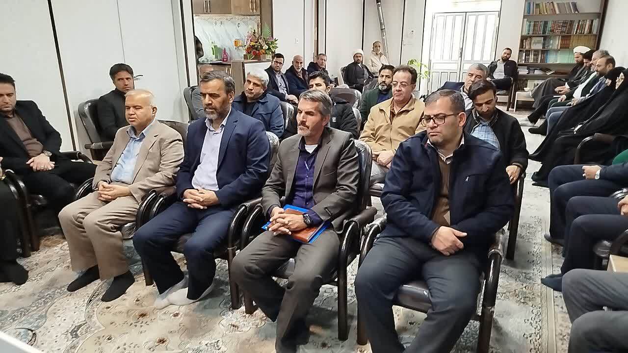 تکریم و معارفه مسئول ستاد عتبات عالیات شهرستان فامنین